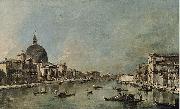 Francesco Guardi El Gran Canal con San Simeone Piccolo y Santa Luca Sweden oil painting artist